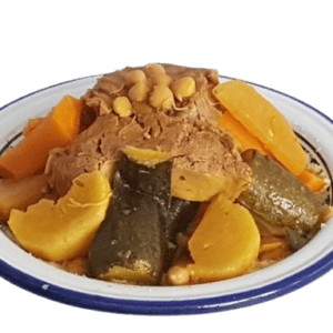 Couscous royale aux légumes de saisons, 3 viandes aux choix