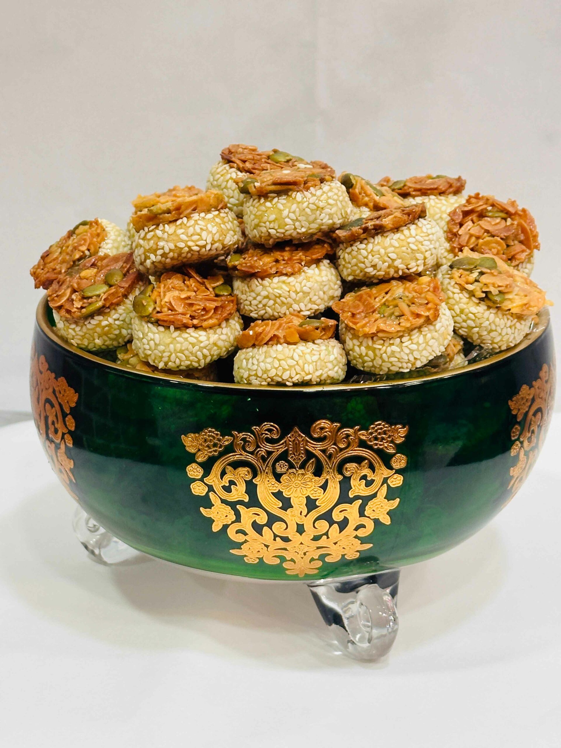Gateau carre sesame