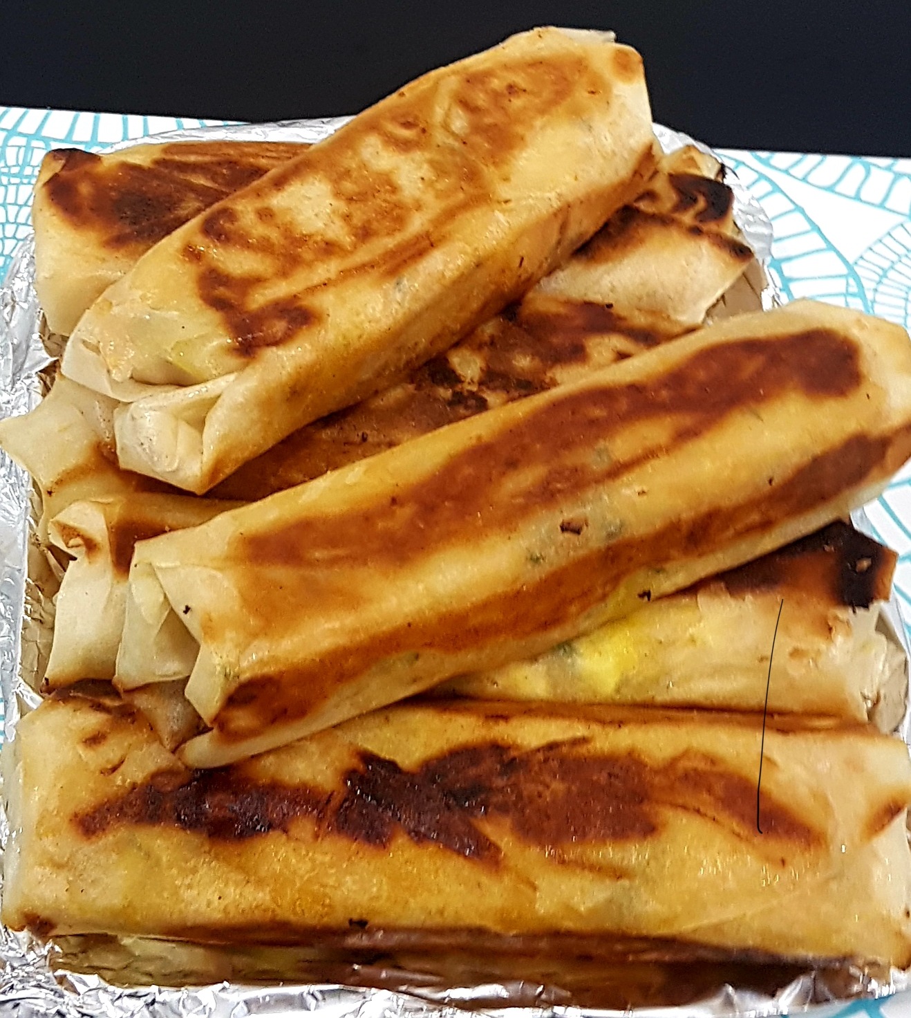 Roulé de kefta ou poulet à la pomme de terre et fromage