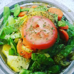 Tajine d'agneau aux légumes de saison
